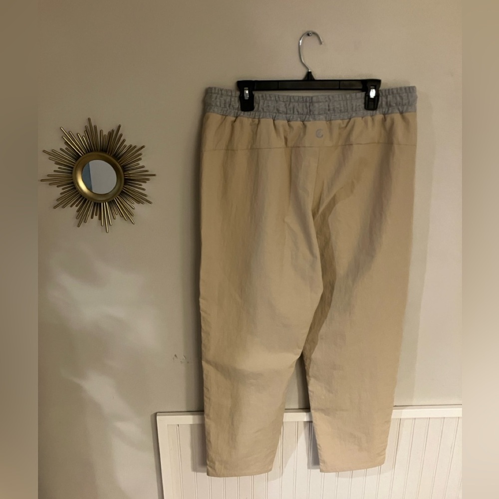 NWT Johnny Was Calme Tan and Gray Athletic Pants - Picture 2 of 7